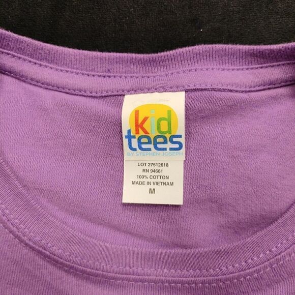 GIRLS LT. PURPLE SHORT SLEEVE T SHIRT - Picture 4 of 5